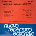 Giuliano Sorgini - Strumentali - Sentimenti per grande orchestra (1989) Fonit Cetra (NRE 1217)