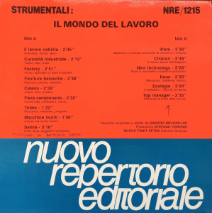 Il mondo del lavoro (1989) Fonit Cetra cover