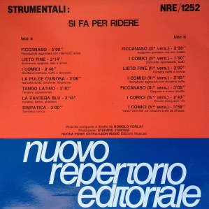 Romolo Forlai - Strumentali - Si fa per ridere (1990) Fonit Cetra (NRE 1252)