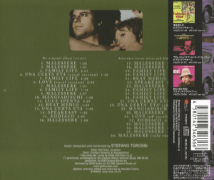 Stefano Torossi - L’età del malessere (The Age of Malaise) (1968) (reissue 2010) Verita Note [Japan] back