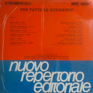 Stefano Torossi, Claudio Maioli, and Roberto Anselmi - Strumentali - Per Tutte Le Occasioni (1989) Nuovo Repertorio Editoriale [Italy] (NRE 1203)