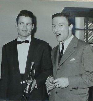 Chet Baker and Amedeo Tommasi in the early 1960s (photo from Tommasi's MySpace.com site)