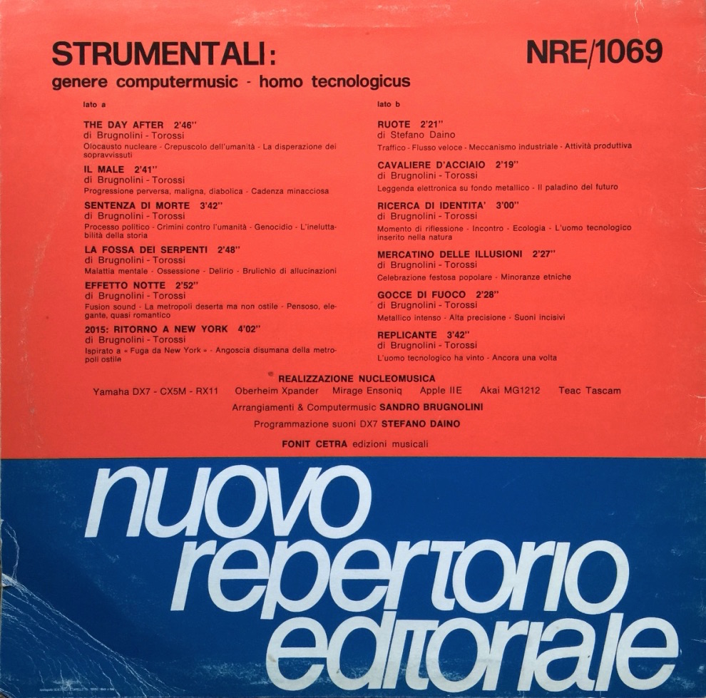 Sandro Brugnolini, Stefano Daino, and Stefano Torossi's