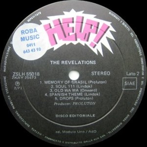 The Revelations (1971) Help! label
