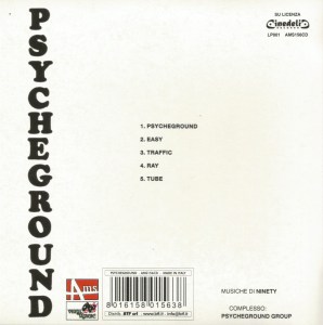 The Psycheground Group - Psychedelic And Underground Music (2009 Reissue) AMS (1971) back
