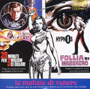 Various Artists - La malizie di venere - 28 minuti per 3 milioni di dollari - Hypnos - follia di massacro OST (1996) Beat Records Company