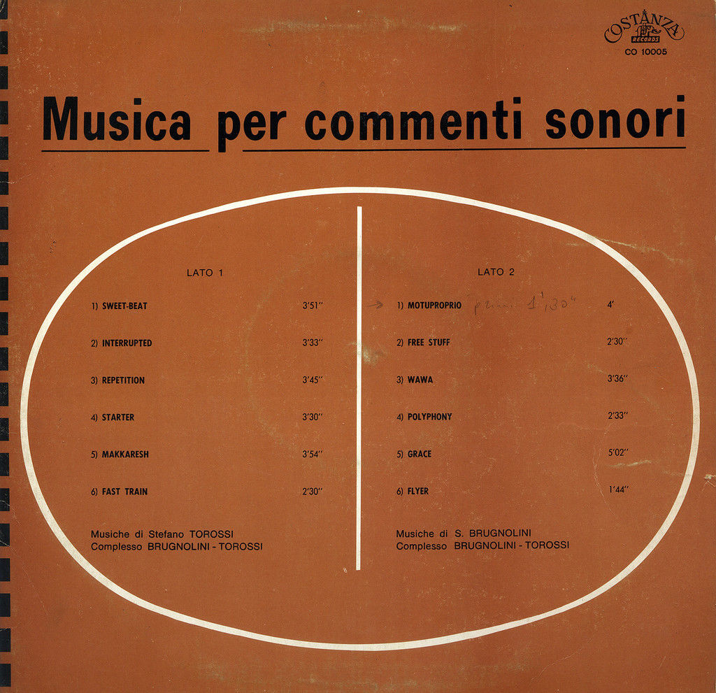 Sandro Brugnolini and Stefano Torossi's Musica per commenti sonori