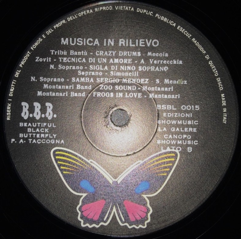 Various Artists - Musica in Rilievo (1972) BBB label B