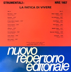 Various Artists - Strumentali: La fatica di vivere (1988) Fonit Cetra