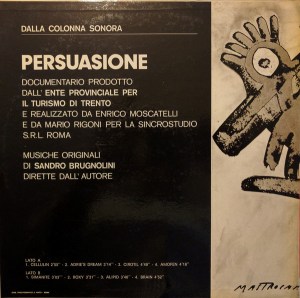 Sandro Brugnolini - Overground (1970) Sincro back