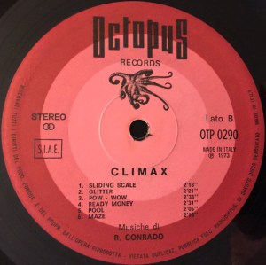 Amedeo Mingi, Piero Montanari, and Roberto Conrado - Climax (1973) Octopus Records label B